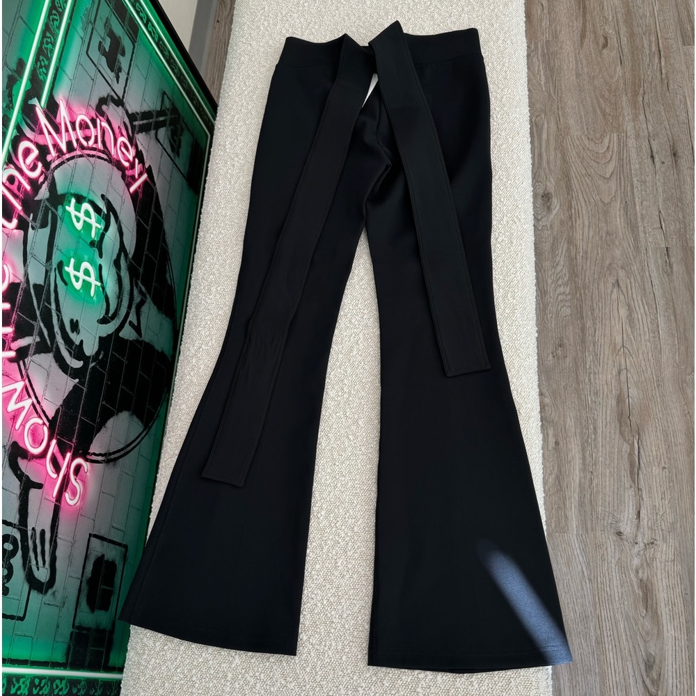 Helmet Lang cross cross fit and flare pant - Picture 3 of 7